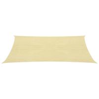 Zonnescherm HDPE rechthoekig 4x6 m beige - thumbnail