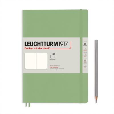 Leuchtturm Sage, Softcover, Composition (B5), 123 p., plain