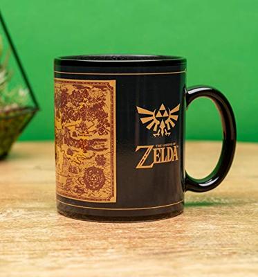 Legend of Zelda Heat Change Mug Map