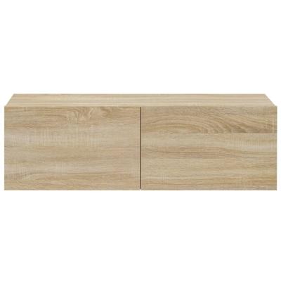 Tv-wandmeubels 4 st 100x30x30 cm sonoma eikenkleurig