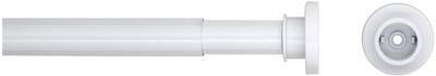 Douchegordijnstang Seallux diameter 28 mm verstelbaar van 80 cm tot 130 cm Wit