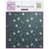 Nellie's Choice • 3d embossing folder achtergrond eland 15x15cm - thumbnail
