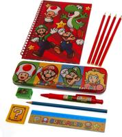 Super Mario - Core Colour Block Bumper Schrijfwaren Set - thumbnail