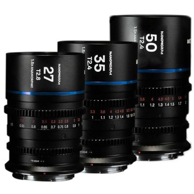 Laowa Nanomorph S35 Bundle (27,35,50mm) (Blue) (Cine) Sony E