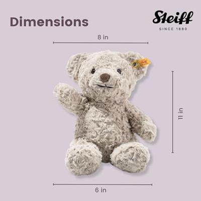 Steiff 113420 Teddybeer, grijs, 28 cm