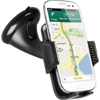 sbs mobile TE0UCH1AW Telefoonhouder voor in de auto 360° draaibaar 55 - 85 mm Bevestigingswijze (auto): Zuignap - thumbnail