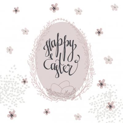 Duni Servetten Easter Post 24x24cm