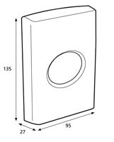 Katrin dispenser voor hygiënezakjes 92247, zwart - thumbnail