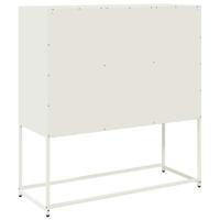 Dressoir 100,5x39x107 cm koudgewalst staal wit - thumbnail