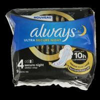 Maandverband ultra secure nacht 9 Stuks - thumbnail