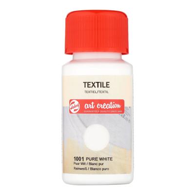 Talens art creation textiel fles 50ml puurwit 1001