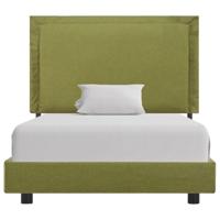 Bedframe stof groen 90x200 cm - thumbnail
