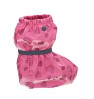 Playshoes overschoenen fleece gevoerd Hartjes Roze-M - thumbnail
