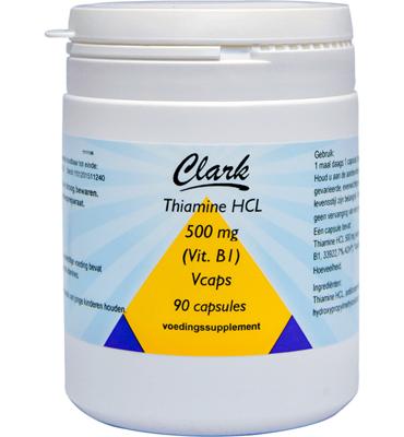 Clark Thiamine HCL Vitamine B1 500mg Capsules