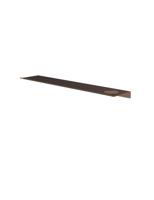 Hotbath &MORE Planchet - 60cm - inclusief bevestigings rails - 1 uitsparing - voor zeepdispenser of beker - Tuscan bronze SH060HTB - thumbnail