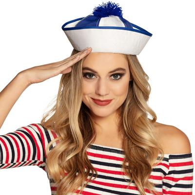 Boland Navycap blauw/wit, mt 56-58