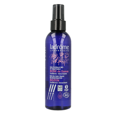 Ladrome Rozenwater spray bio (hydrolaat) 200 Milliliter Ladrome Rozenwater spray bio (hydrolaat) 200 Milliliter