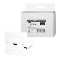 LogiLink AH0014 HDMI Adapter [1x HDMI-bus - 1x HDMI-bus] Wit - thumbnail