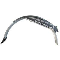 Eurofender Spatbordenset 26 inch 58 mm zilver - thumbnail