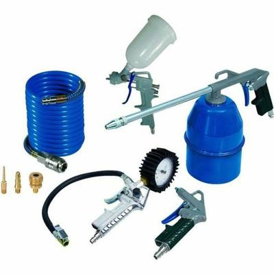 MICHELIN set van 8 accessoires voor elke compressor op tank MICHELIN set van 8 accessoires voor elke compressor op tank