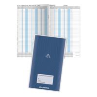 Aanwezigheidsreg aurora 155x260mm ned 56pag | 25 stuks - thumbnail