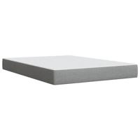 Boxspring met matras stof lichtgrijs 180x200 cm - thumbnail