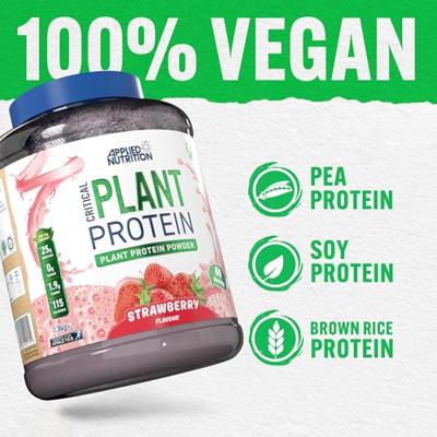 Applied Nutrition Critical Plant Protein Strawberry (1800 g)