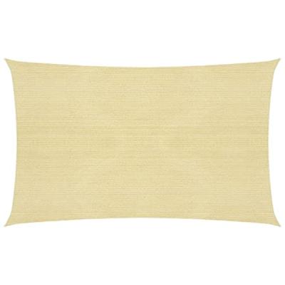 VidaXL Zonnezeil 160 g/m² 2,5x5 m hdpe beige