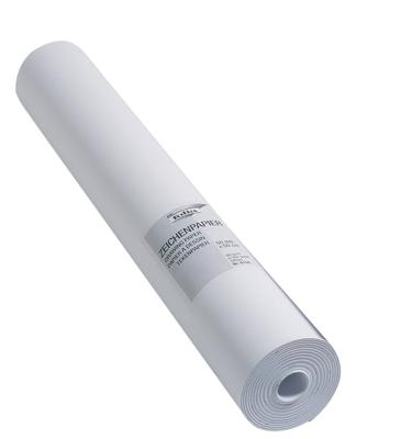 Folia tekenpapier, 80 g, ft 50 cm x 50 m, houtvrij papier, op rol