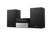 PHILIPS M3205/12 Stereo-installatie met Bluetooth, Microsysteem (FM Radio, USB, MP3-CD, USB-poort voor Opladen, 18 W, Basreflex-luidsprekers, Digital Sound Control) - 2020/2021 Model - thumbnail