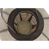 Kaarshouder Home ESPRIT Natuurlijk Jute Bamboe 37 x 37 x 70 cm - thumbnail