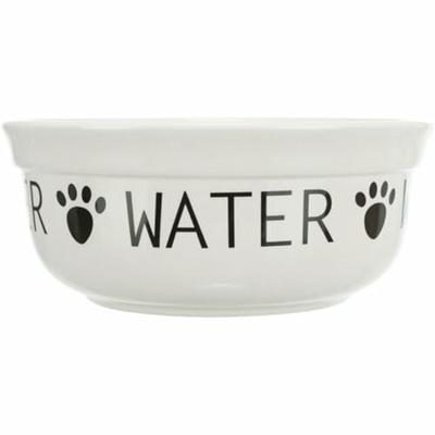 Voerbak voor honden Trixie Wit Zwart Ø 13 cm 250 ml - thumbnail