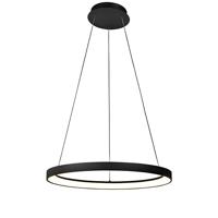 Lucide VIDAL - Hanglamp - Ø 58 cm - LED Dimb. - 1x48W 2700K - Zwart - thumbnail