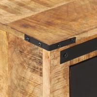 Nachtkastje 45x40x45 cm massief mangohout - thumbnail