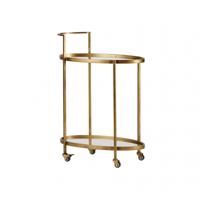 WOOOD Trolley 'Push' kleur Antique Brass - thumbnail
