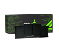 EcoLine - A1377 A1405 A1496 Batterij Compatibel Met De Apple Macbook Air 13 A1369 A1466 / 7 6V 7200mAh (2010 2011 2012 2013 2014 2015 2017) / 7.6V 7200mAh - thumbnail