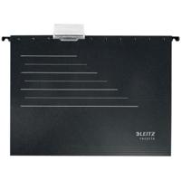 Hangmap Leitz Alpha Recycle A4 verticaal V-bodem zwart | 10 stuks - thumbnail