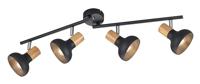 Trio PlafondlampLatika 4-lichts zwart - R81524032 - thumbnail