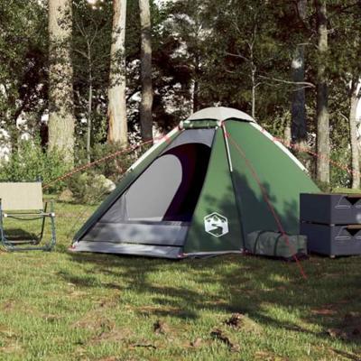 Koepeltent 4-persoons waterdicht groen Koepeltent 4-persoons waterdicht groen