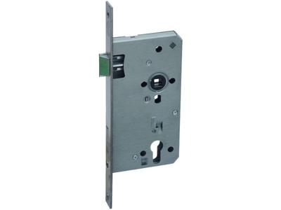 Basi 9781-6522 Insteekkamerdeurslot Zilver