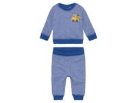 lupilu Baby joggingpak (50/56, Blauw/grijs) - thumbnail