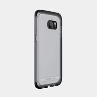 Tech21 Impact Shield Self Heal displaybeschermfolie zelfherstellend slagvast schokbestendig voor Samsung LG G5 - transparant, Evo Frame., Samsung Galaxy S7 Edge, Smokey/zwart - thumbnail