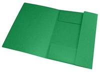 Elastomap oxford top file a4 3 kleppen 390gr groen | 10 stuks - thumbnail