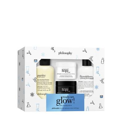 philosophy ready. set. glow! gezichtsverzorging geschenkset philosophy ready. set. glow! gezichtsverzorging geschenkset