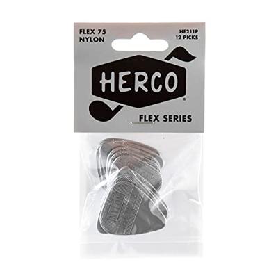 Herco HE211P Flex 75 Nylon Flat Picks plectrums (12 stuks)