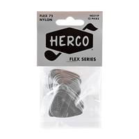 Herco HE211P Flex 75 Nylon Flat Picks plectrums (12 stuks) - thumbnail