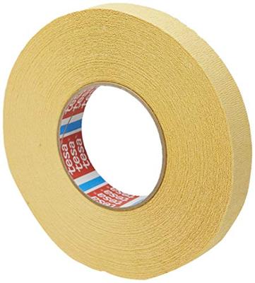 Tesa Afplakband | sterk gecrêpt | zeemleer | lengte 50 m | breedte 25 mm | wiel | 12 stuks - 04322-00009-00 04322-00009-00