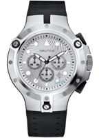 Horlogeband Nautica BRS-A25007G Silicoon Zwart - thumbnail