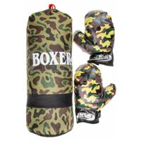LG Imports bokszak met handschoenen junior camouflage print - thumbnail