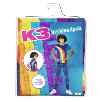 K3 verkleedpak - 6/8 jaar - blauw